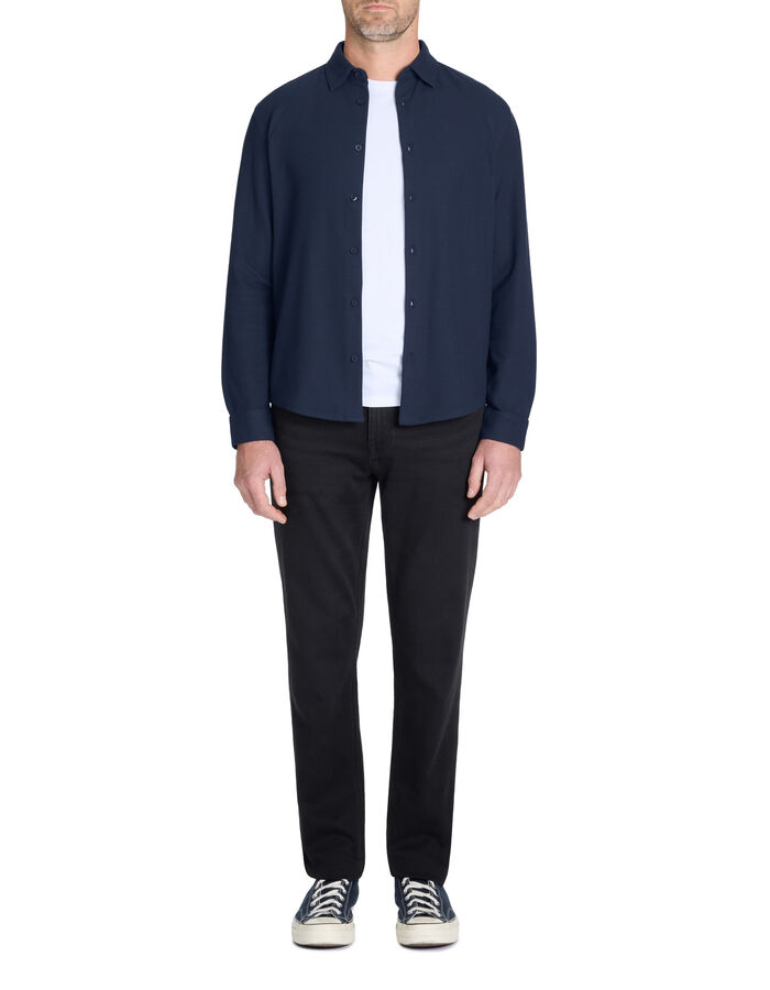 Celio Jean C.15 Straight Stretch Maille 3 Longueur - Noir