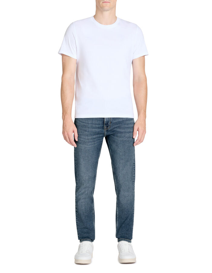 Celio Jean C.25 Slim Coton Stretch 3 Longueurs - Bleu