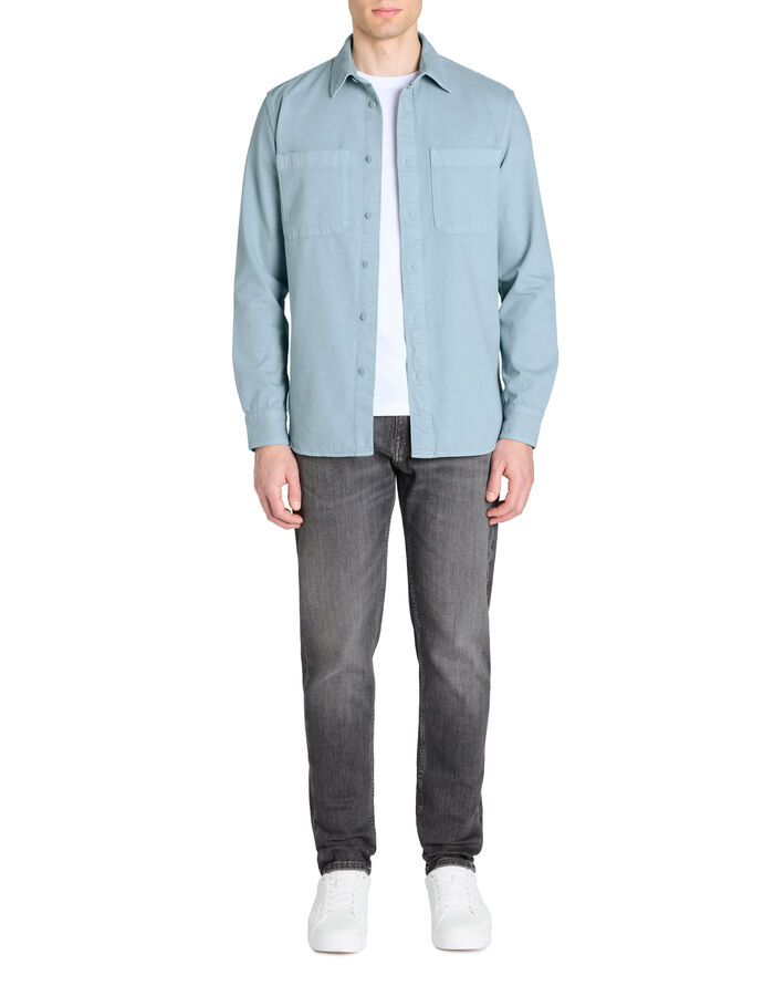 Celio Jean C.25 Slim Coton Stretch 3 Longueurs - Gris