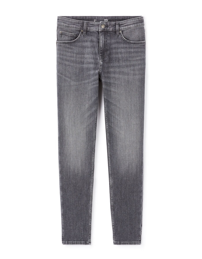 celio Jean C.25 slim coton stretch 3 longueurs - gris