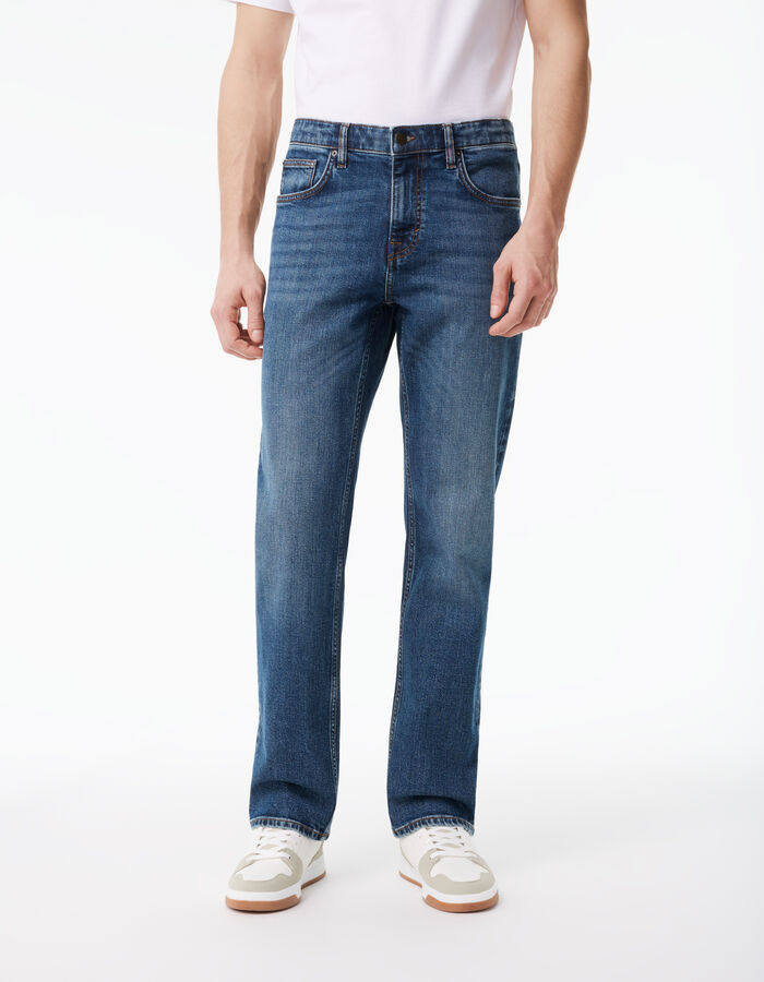 Celio Jean C.5 Regular Coton Stretch 3 Longueurs - Bleu Stone