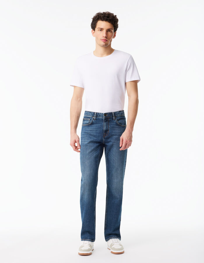 Celio Jean C.5 Regular Coton Stretch 3 Longueurs - Bleu Stone