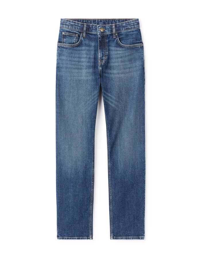 celio Jean C.5 regular coton stretch 3 longueurs - bleu stone
