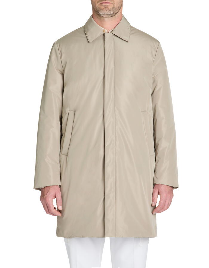Celio Manteau Imperméable à Boutons Pressions - Beige