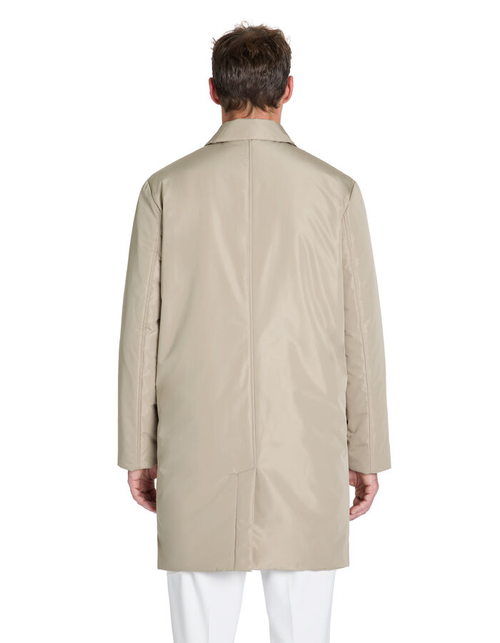 Celio Manteau Imperméable à Boutons Pressions - Beige