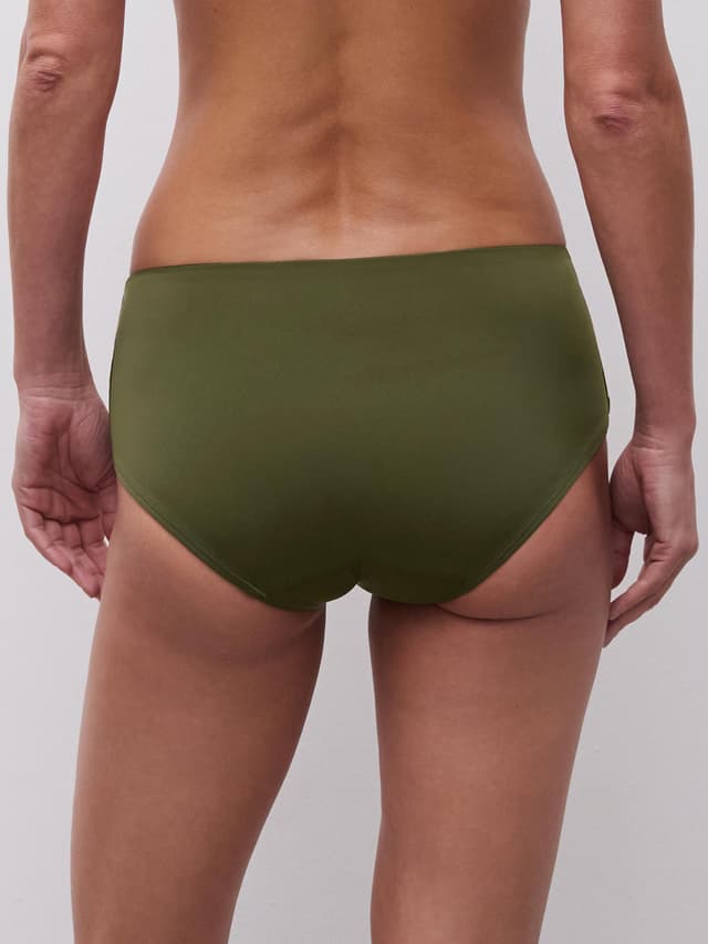 Chantelle Bas De Maillot De Bain Culotte Taille Haute - Kaki - Rivero
