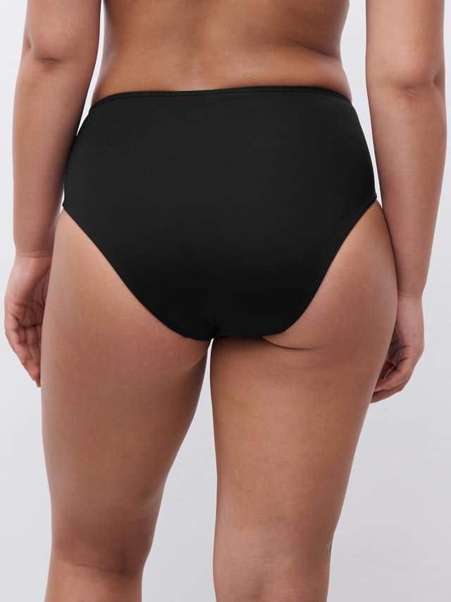 Chantelle Bas De Maillot De Bain Culotte Taille Haute - Noir - Eclipse