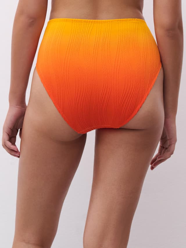 Chantelle Bas De Maillot De Bain Culotte Taille Haute - Orange Tie & Dye - One Size