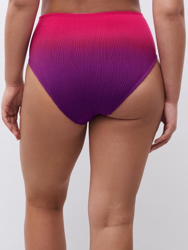 Chantelle Bas De Maillot De Bain Culotte Taille Haute - Rose Tie & Dye - One Size