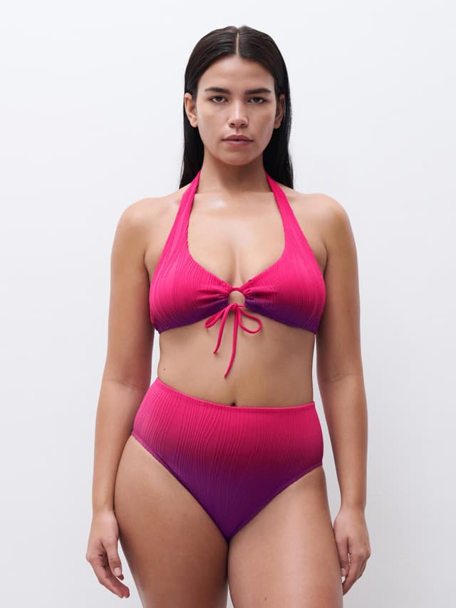 Chantelle Bas De Maillot De Bain Culotte Taille Haute - Rose Tie & Dye - One Size