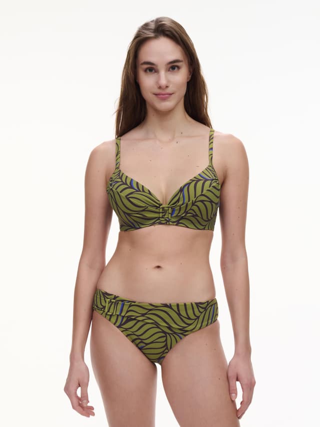 Chantelle Bas De Maillot De Bain Slip - Imprimé Feuilles - Rivero