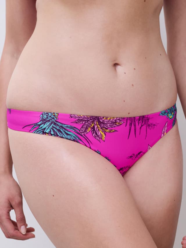 Chantelle Bas De Maillot De Bain Slip - Jungle Rose - Sauvage