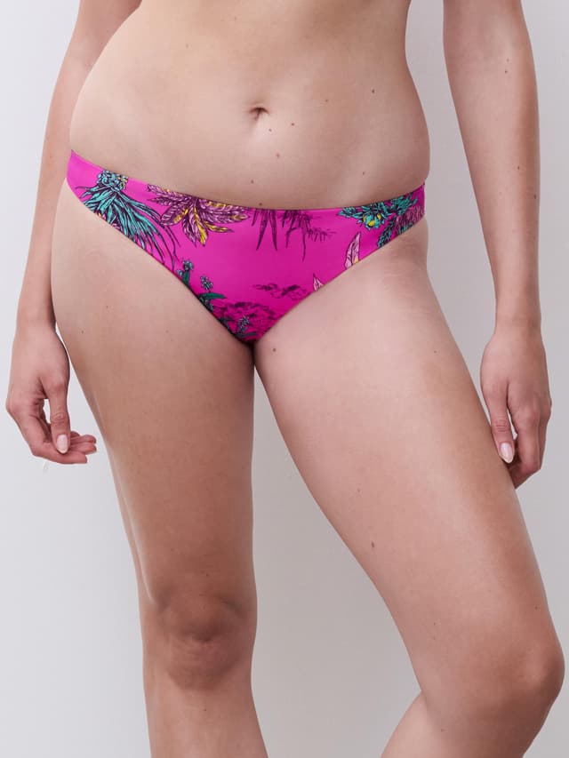 chantelle Bas de maillot de bain slip - Jungle rose - Sauvage