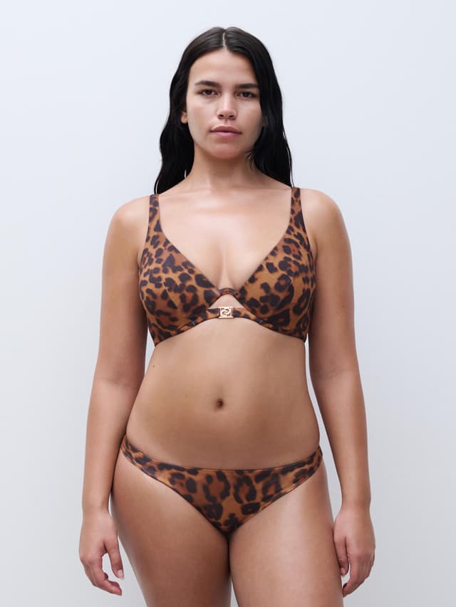 Chantelle Bas De Maillot De Bain Slip - Léopard Sauvage - Sauvage