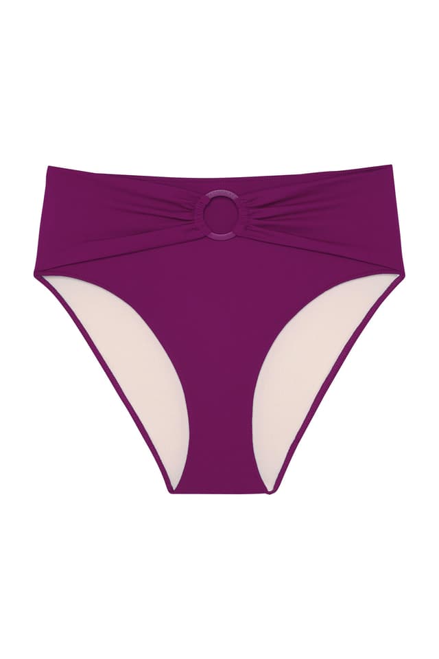 chantelle Bas de maillot de bain slip - Prune - COPACABANA