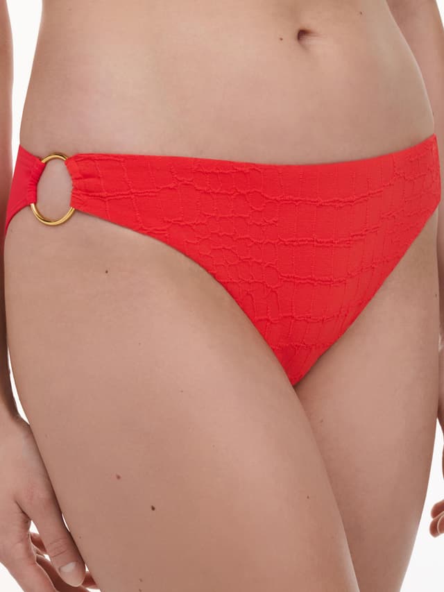 Chantelle Bas De Maillot De Bain Slip - Rouge Amazon - Eclipse