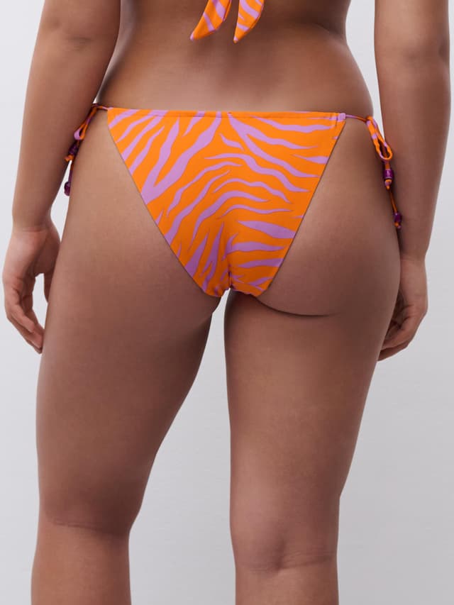 Chantelle Bikini - Imprimé Zebre Orange/Mauve - Easy Pop