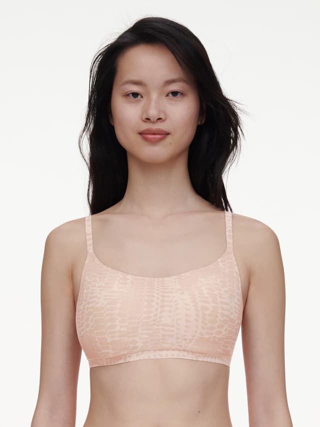 chantelle Bralette coques - Imprimé serpent clair - SoftStretch