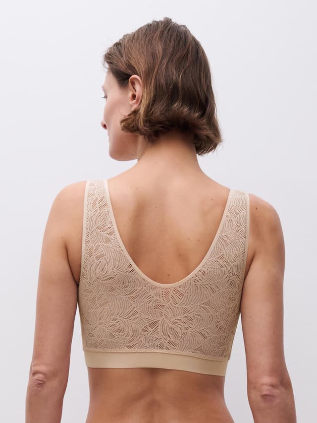 Chantelle Brassière Coques Dentelle - Beige Doré - SoftStretch
