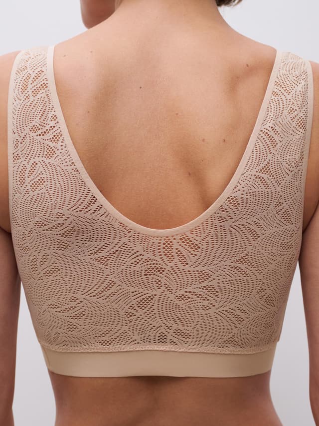Chantelle Brassière Coques Dentelle - Beige Doré - SoftStretch