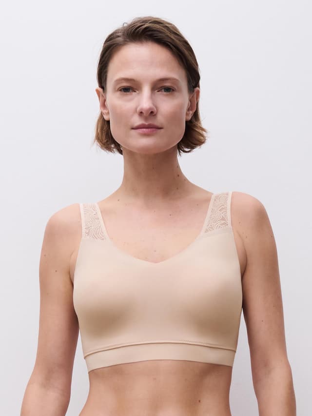 chantelle Brassière coques dentelle - Beige doré - SoftStretch