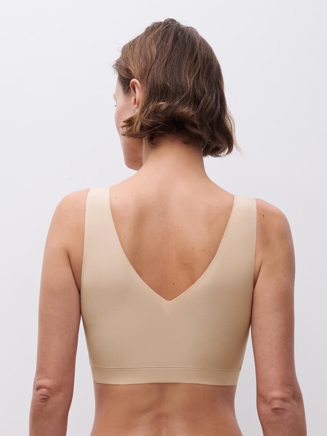 Chantelle Brassière Coques V Neck - Beige Doré - SoftStretch