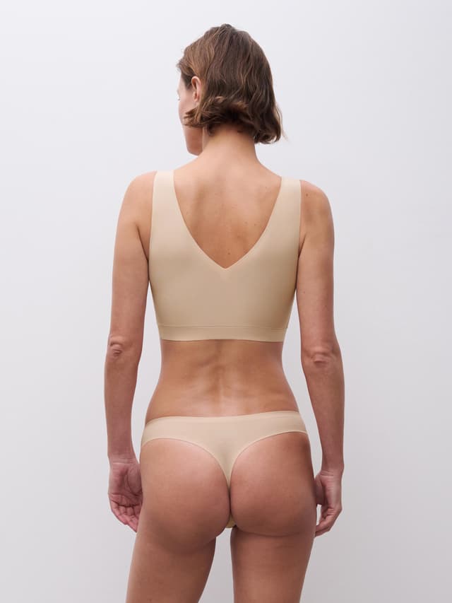 Chantelle Brassière Coques V Neck - Beige Doré - SoftStretch