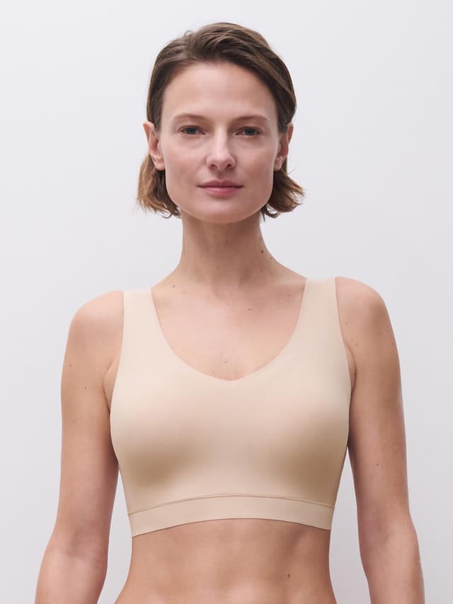 chantelle Brassière coques V Neck - Beige doré - SoftStretch