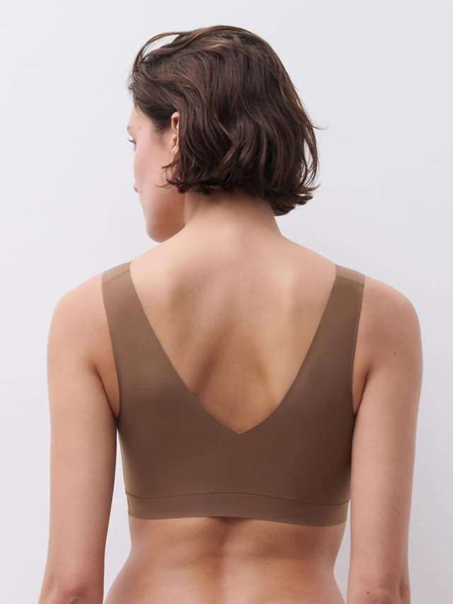 Chantelle Brassière Coques V Neck - Cacao - SoftStretch