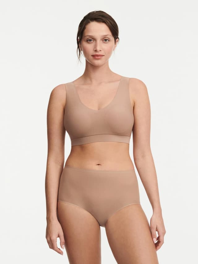 Chantelle Brassière Coques V Neck - Café Latte - SoftStretch