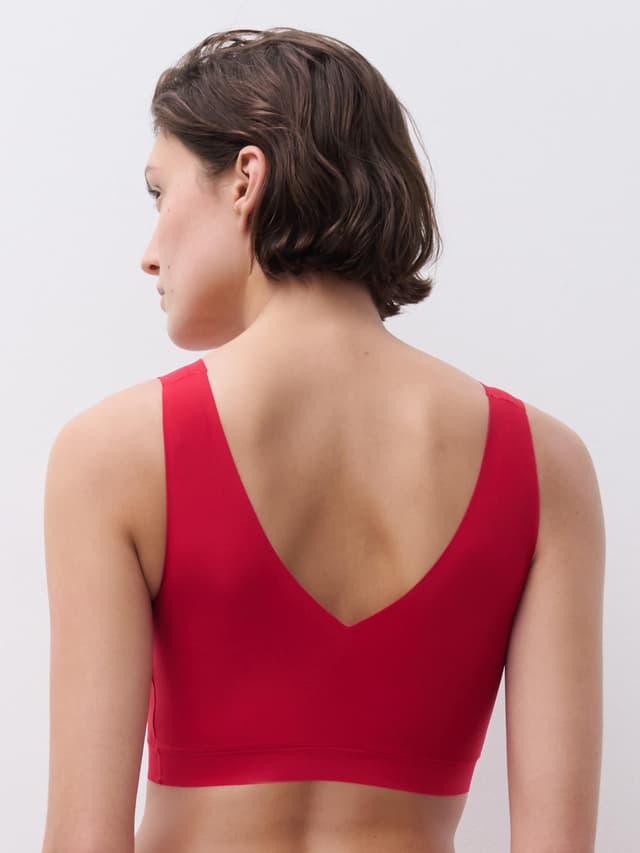 Chantelle Brassière Coques V Neck - Coquelicot - SoftStretch