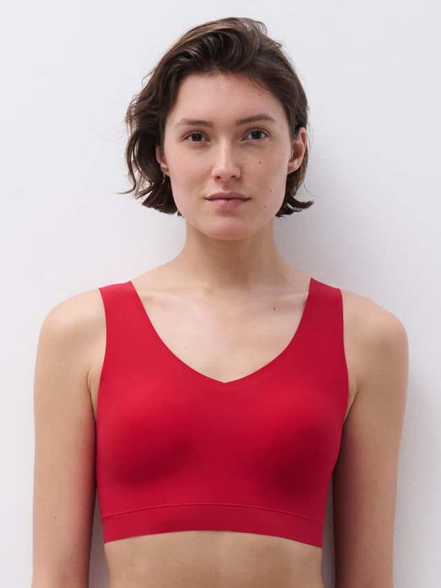 chantelle Brassière coques V Neck - Coquelicot - SoftStretch