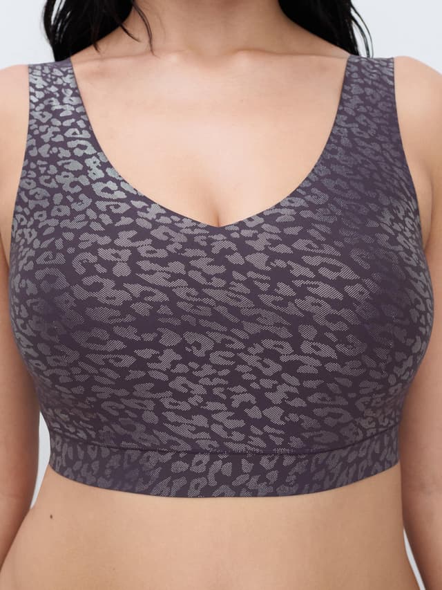 Chantelle Brassière Coques V Neck - Imprimé Shimmer - SoftStretch