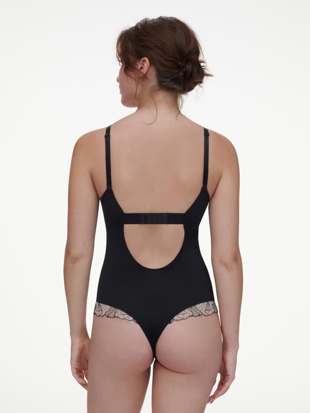 Chantelle Body - Noir / Beige Doré - Tattoo Love