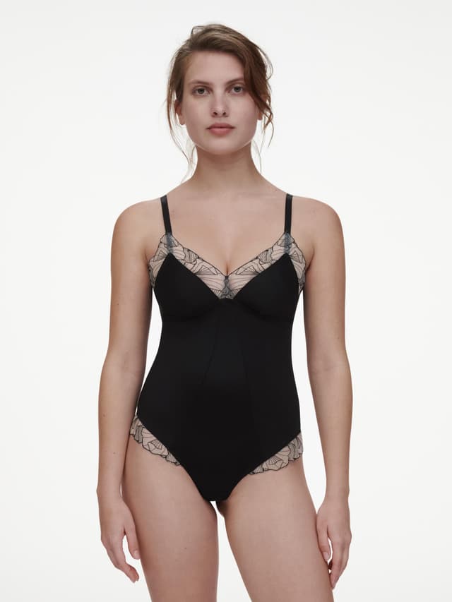 chantelle Body - Noir / Beige doré - Tattoo Love