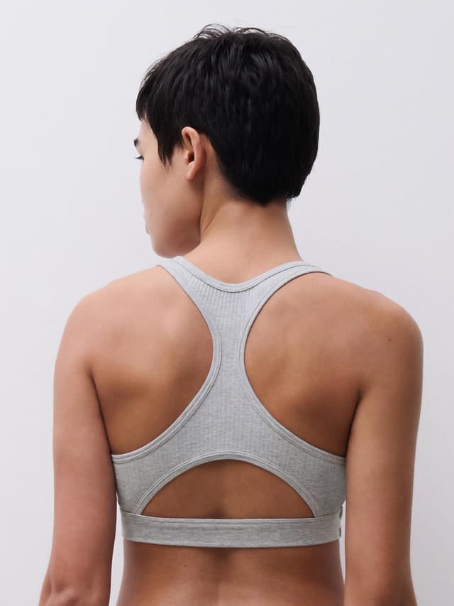 Chantelle Bralette - Gris Mélangé - Cotton Comfort