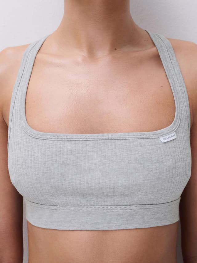 Chantelle Bralette - Gris Mélangé - Cotton Comfort