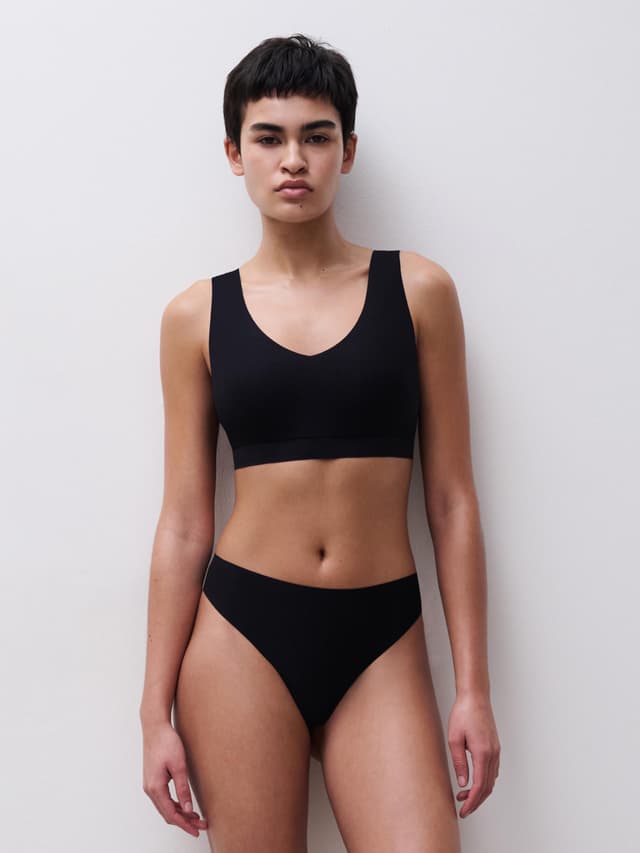 Chantelle Brassière Coques V Neck - Noir - SoftStretch