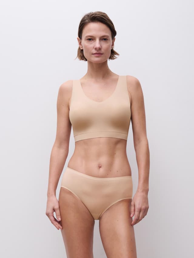 Chantelle Brassière Coques V Neck - Nude - SoftStretch