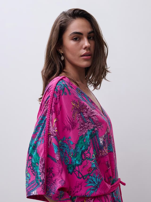 Chantelle Caftan - Jungle Rose - Influence