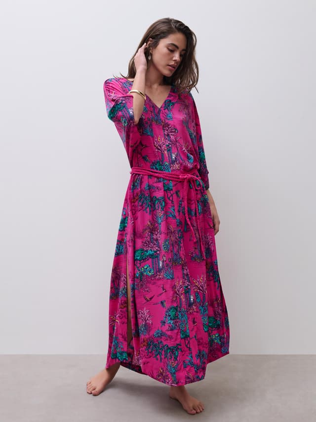 Chantelle Caftan - Jungle Rose - Influence