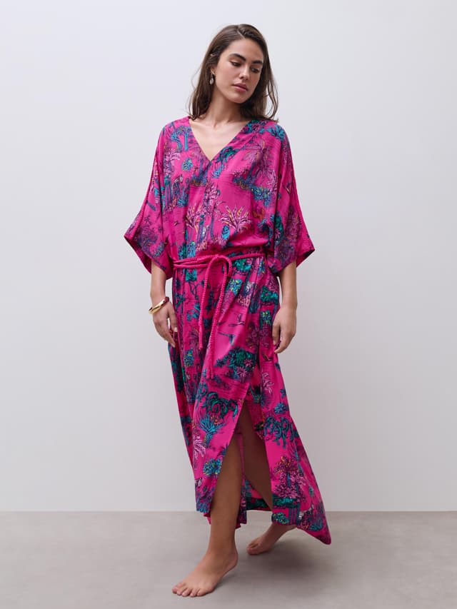 Chantelle Caftan - Jungle Rose - Influence