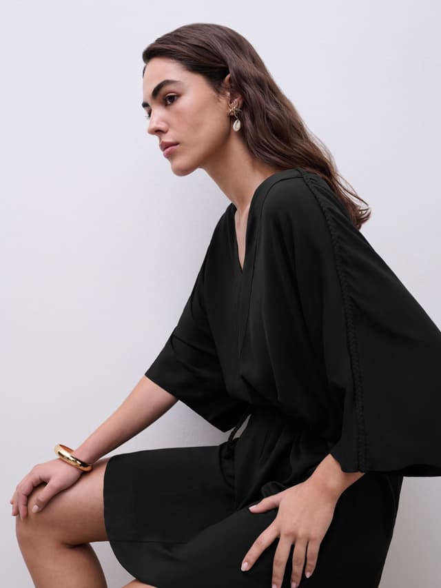 Chantelle Caftan - Noir - Influence