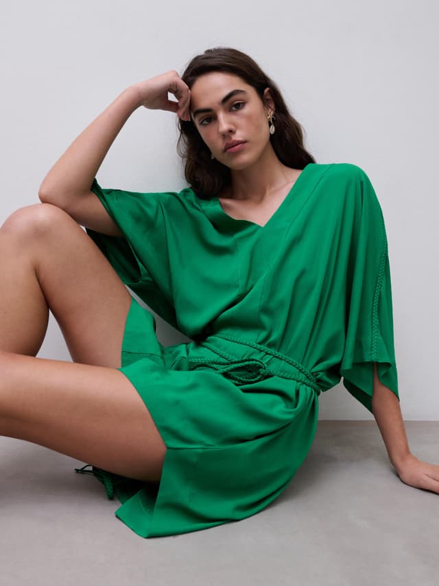 Chantelle Caftan - Vert Emeraude - Influence