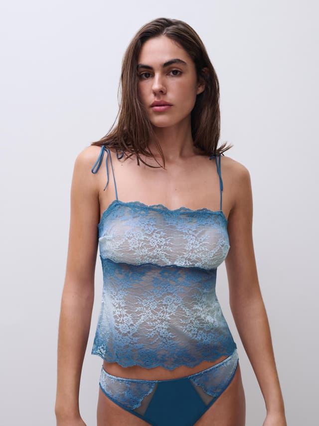 Chantelle Caraco - Bleu Pétrole Dégradé - Crush