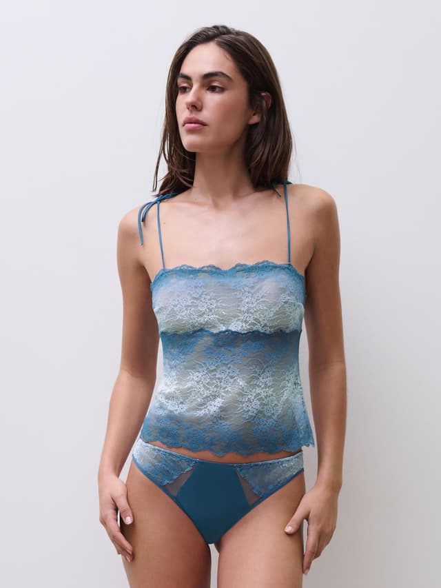 chantelle Caraco - Bleu pétrole dégradé - Crush