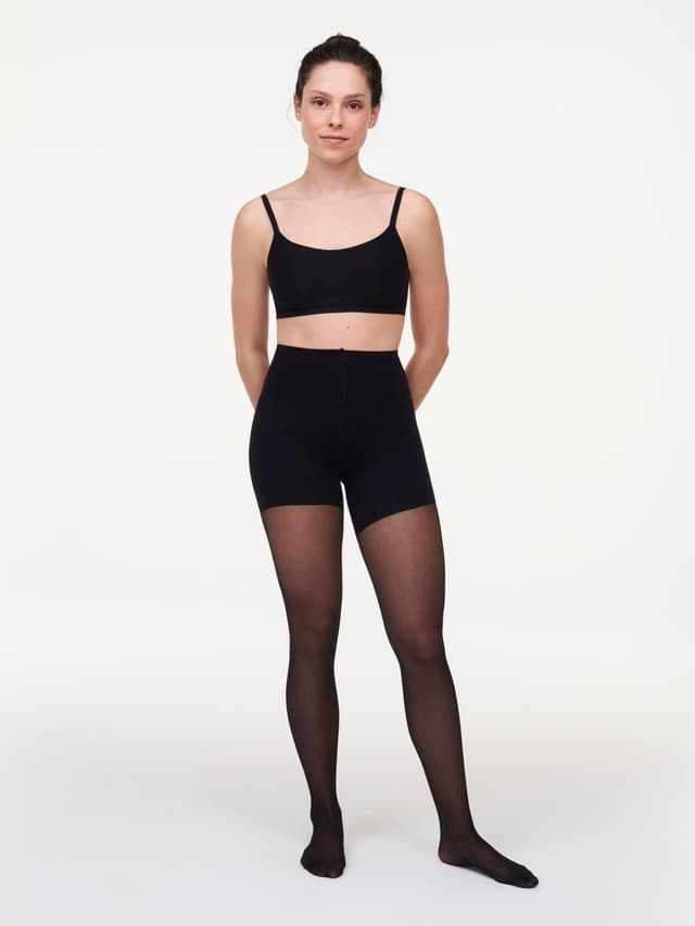 chantelle Collant galbant silhouette - Noir - Collant