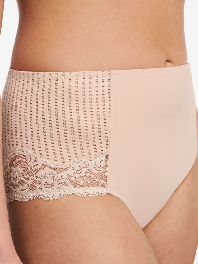 Chantelle Culotte Taille Haute - Beige Doré - Marilyn