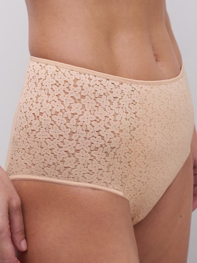 Chantelle Culotte Taille Haute - Beige Doré - Norah