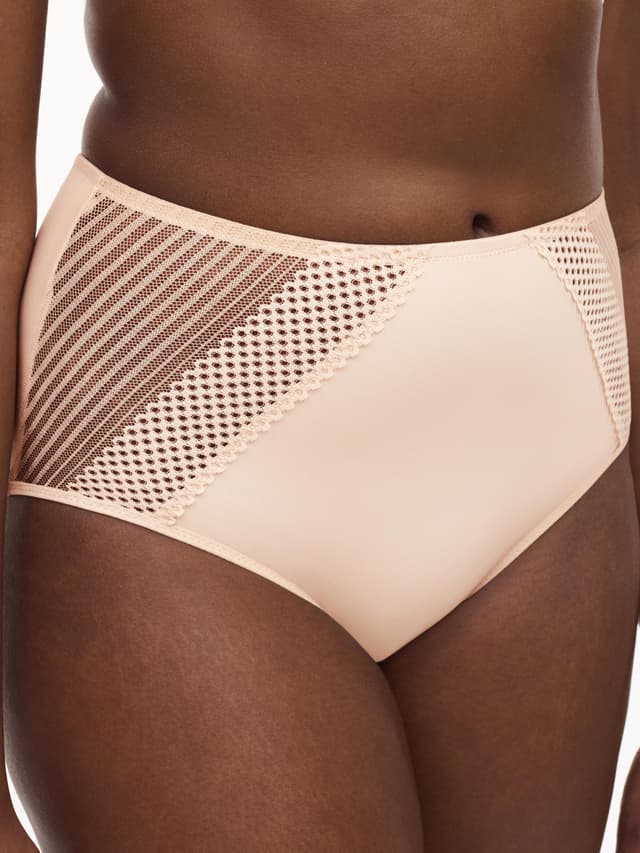 Chantelle Culotte Taille Haute - Beige Doré - Play